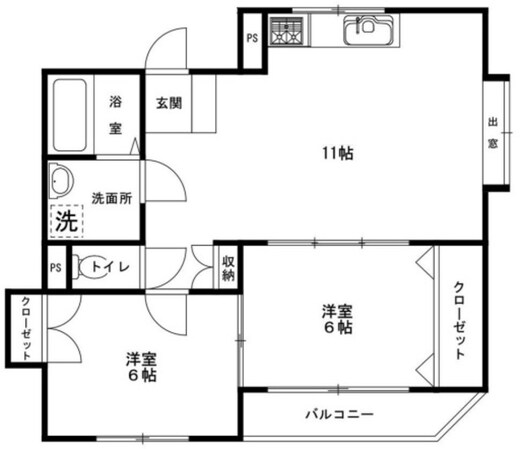 グレイス京王多摩川の物件間取画像